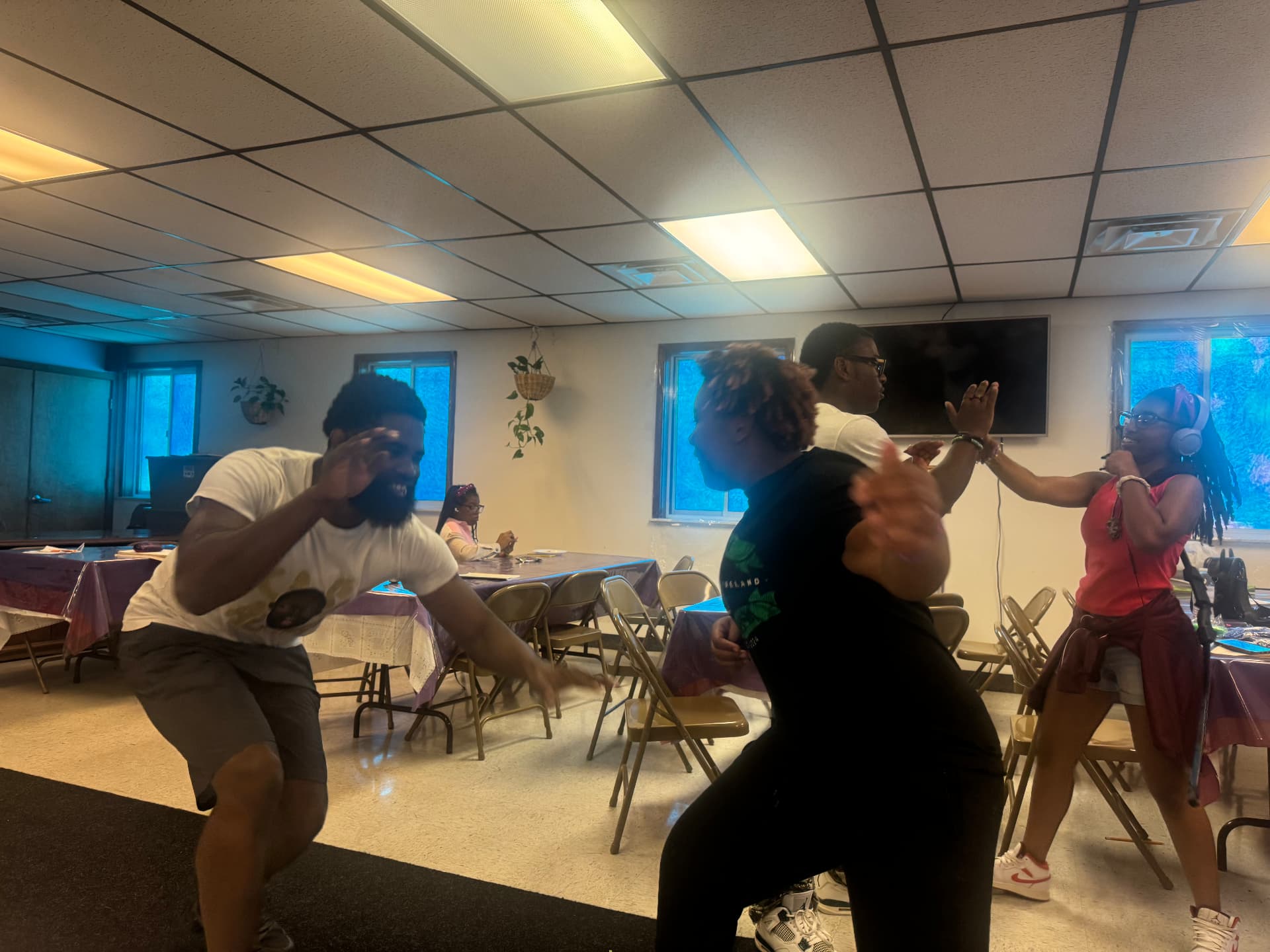 FliKidz participants taking part in an active workshop